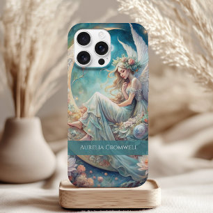 Custom Moon Fairy Naam – Fantasy Celestial Art iPhone 15 Case
