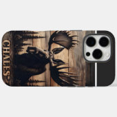 Custom Moose Wood Art Case-Mate iPhone Case (Achterkant (horizontaal))