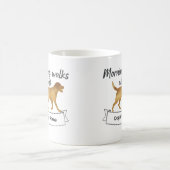Custom Morning Walks With Labrador Retriever Mug Koffiemok (Center)