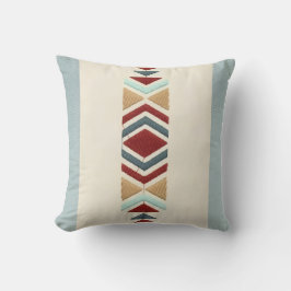 Custom Moroccan Geometric Embroidery Pattern Art Kussen