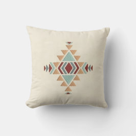 Custom Moroccan Geometric Embroidery Pattern Art Kussen