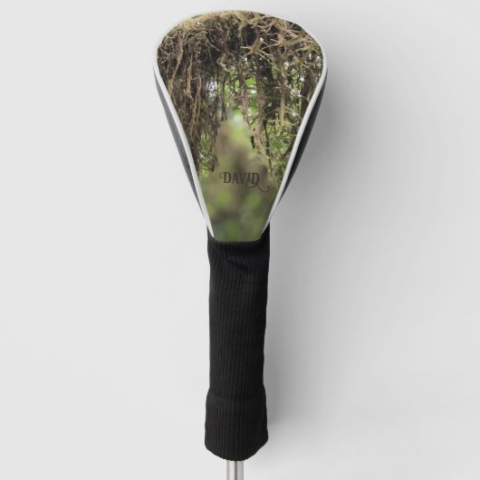Custom Moss Big Head Driver Golfheadcover (Voorkant)
