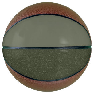 Custom Moss Green Basketball – Horizontale Split Basketbal