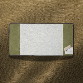 Custom Moss Green Forest Desk Mat