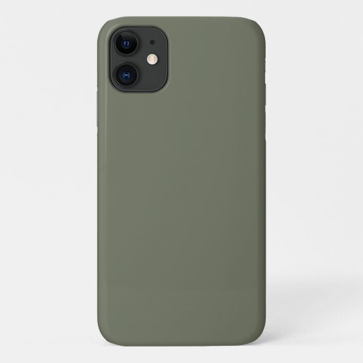 Custom Moss Green iPhone 11 Hoesje (Achterkant)