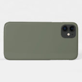 Custom Moss Green iPhone 11 Hoesje (Achterkant (horizontaal))