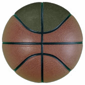 Custom Moss Green Noise Basketball Basketbal (Rechts)