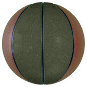Custom Moss Green Noise Basketball Basketbal (Verticaal)
