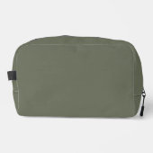 Custom Moss Green Print Cut Naaizak Toilettasje (Voorkant)