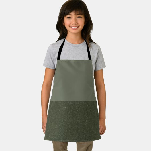 Custom Moss Green Schort – Half Noise Effect (Insitu)