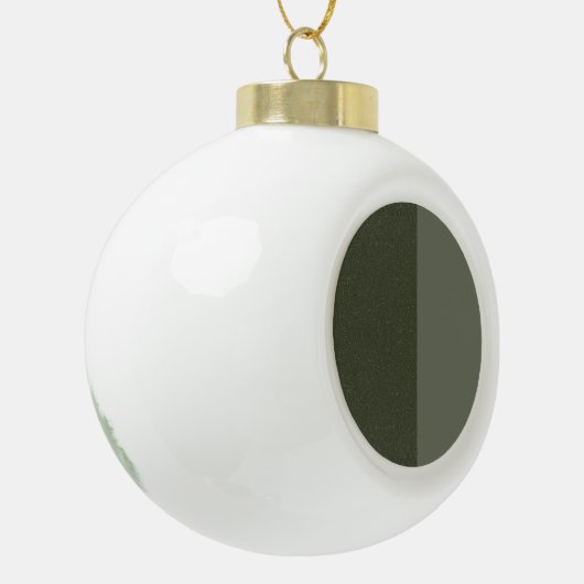 Custom Moss Green Split Ornament (Links)