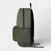 Custom Moss Green Split Rugzak – Bulkvriendelijk (Rechts)