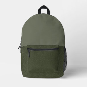 Custom Moss Green Split Rugzak – Bulkvriendelijk