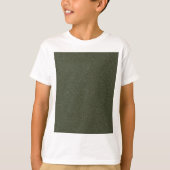 Custom Moss Groen Kinder T-shirt (Voorkant)