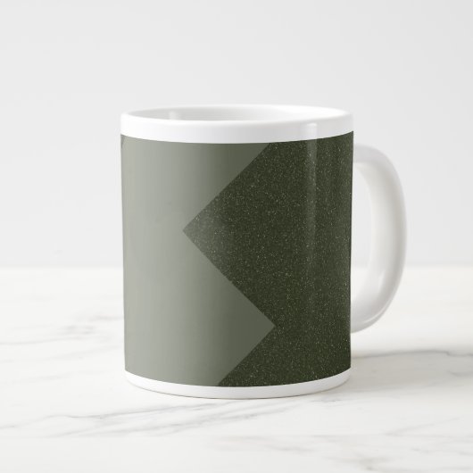 Custom Moss Groene Koffie Mok (Voorkant rechts)