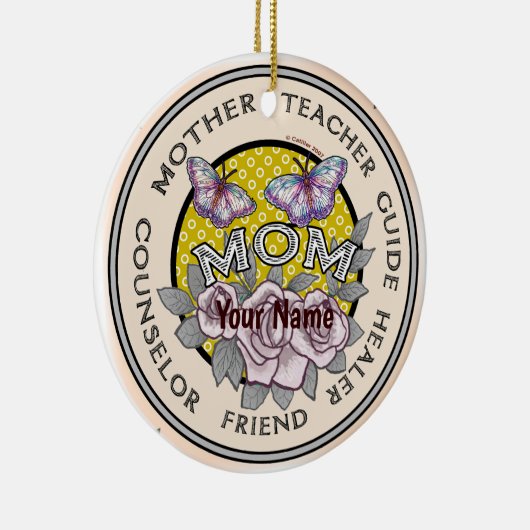 Custom Mother Friend Ornament (Rechts)