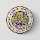 Custom Mother Friend Ronde Button 5,7 Cm (Voorkant)