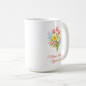 Custom Mother’s Day Bouquet of Flowers Mug Koffiemok (Voorkant rechts)