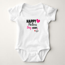 Custom Mothers Day Baby Happy 1st Mothers Day Romper