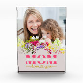 Custom Mother's Day I Photo & Personal Message Fotoblokken (Voorkant)