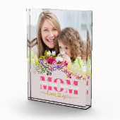Custom Mother's Day I Photo & Personal Message Fotoblokken (Rechts)