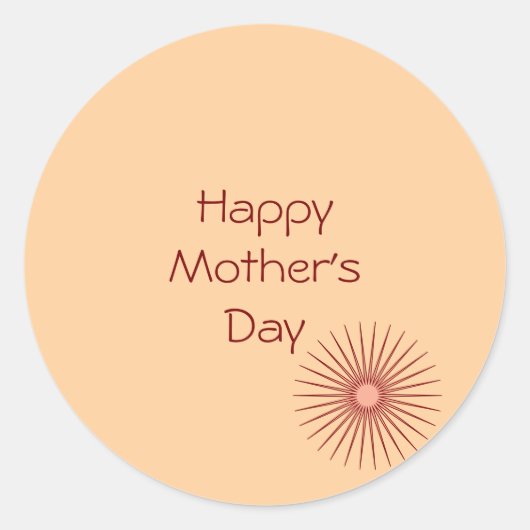 Custom Mother's Day Sticker - Ideaal voor geschenk (Voorkant)