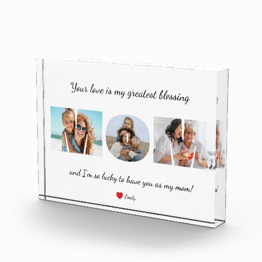 Custom Mother's Love Fotoblokken (Rechts)