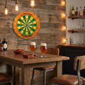 Custom Motivational "Hit Your Target" Dartbord