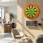 Custom Motivational "Hit Your Target" Dartbord