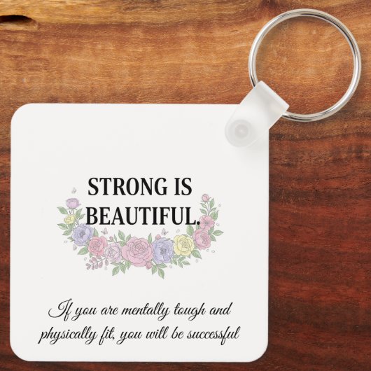 Custom Motivational Keychain (Achterkant)