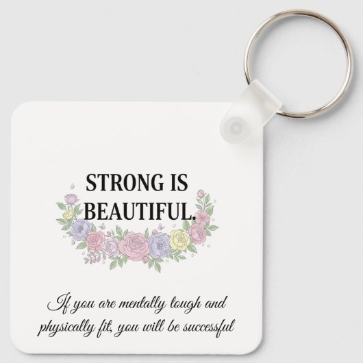 Custom Motivational Keychain (Achterkant)