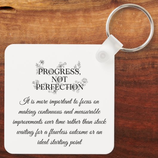 Custom Motivational Keychain (Achterkant)