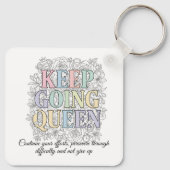 Custom Motivational Keychain (Achterkant)