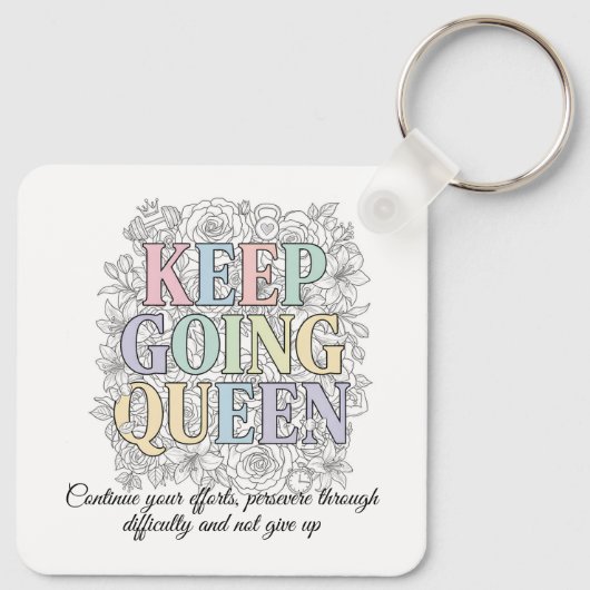 Custom Motivational Keychain (Achterkant)