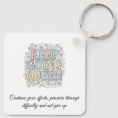 Custom Motivational Keychain (Achterkant)