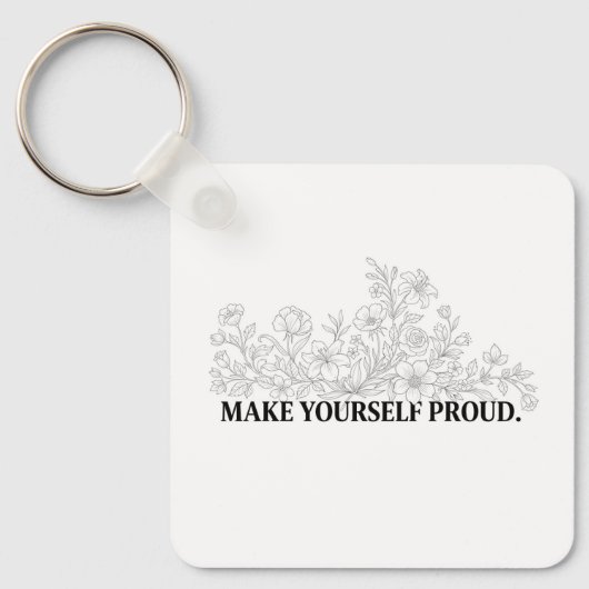 Custom Motivational Keychain (Voorkant)