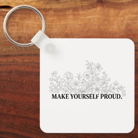 Custom Motivational Keychain (Voorkant)