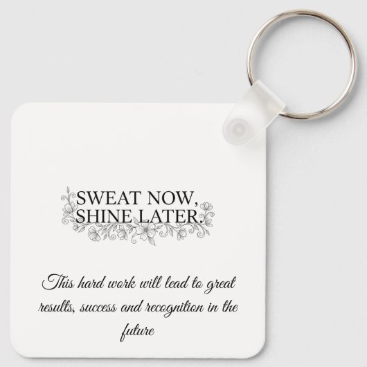 Custom Motivational Keychain (Achterkant)