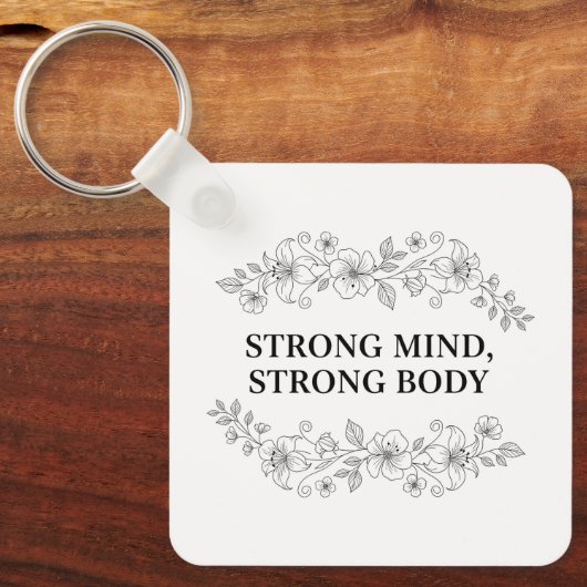 Custom Motivational Keychain (Voorkant)