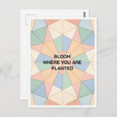 Custom Motivational Post Card Briefkaart (Voorkant / Achterkant)