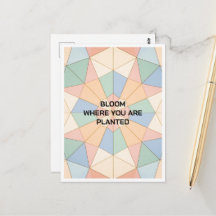 Custom Motivational Post Card