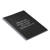 Custom Motivational Quote Canvas Tile Notitieboek (Rechterzijde)