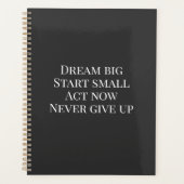 Custom Motivational Quote Canvas Tile  Planner (Voorkant)