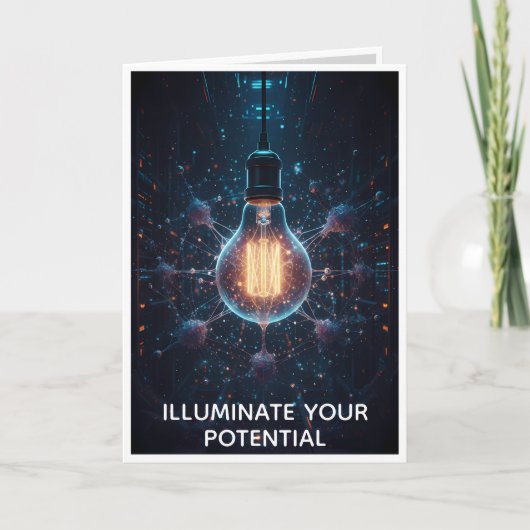 Custom Motivational Quote Card Kaart (Voorkant)