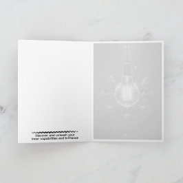 Custom Motivational Quote Card Kaart