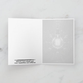 Custom Motivational Quote Card Kaart