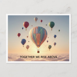 Custom Motivational Quote post card Briefkaart