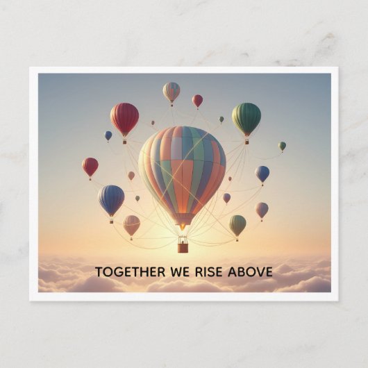 Custom Motivational Quote post card Briefkaart (Voorkant)