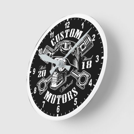 Custom Motorcycles Ronde Klok (Hoek)