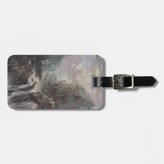 Custom Mountain Retreat Bagagelabel (Voorkant horizontaal)